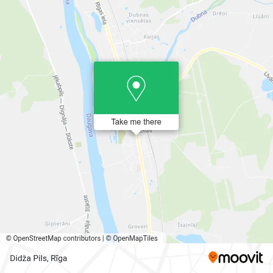 Didža Pils map