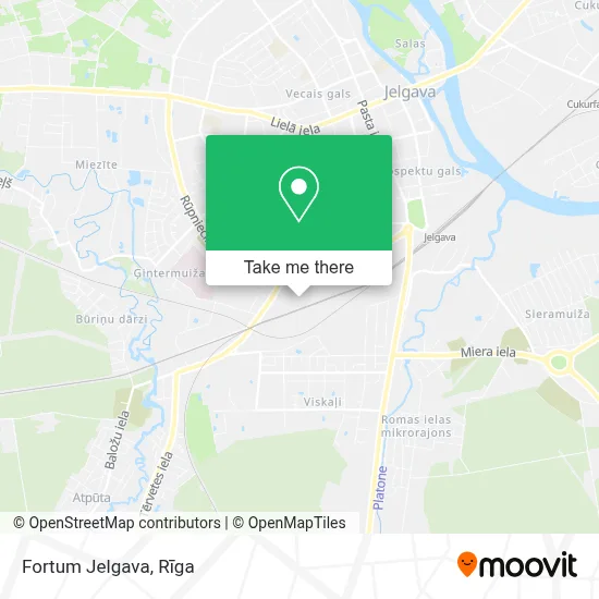 Fortum Jelgava map