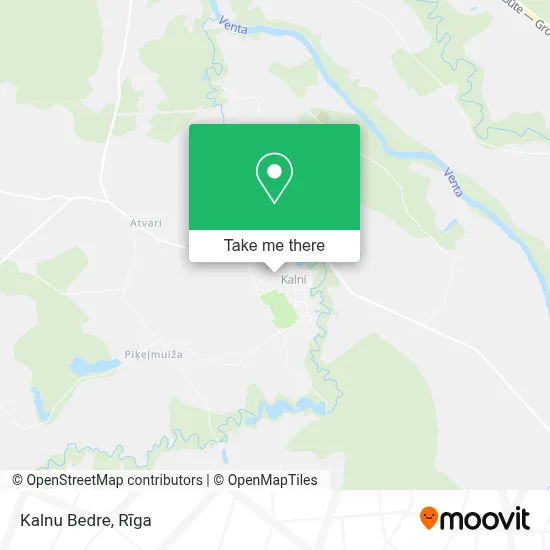 Kalnu Bedre map