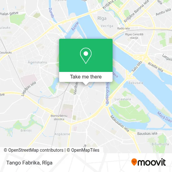 Tango Fabrika map