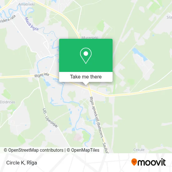 Circle K map