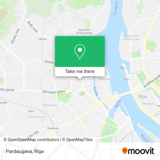 Pardaugava map