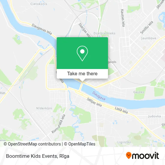 Boomtime Kids Events map
