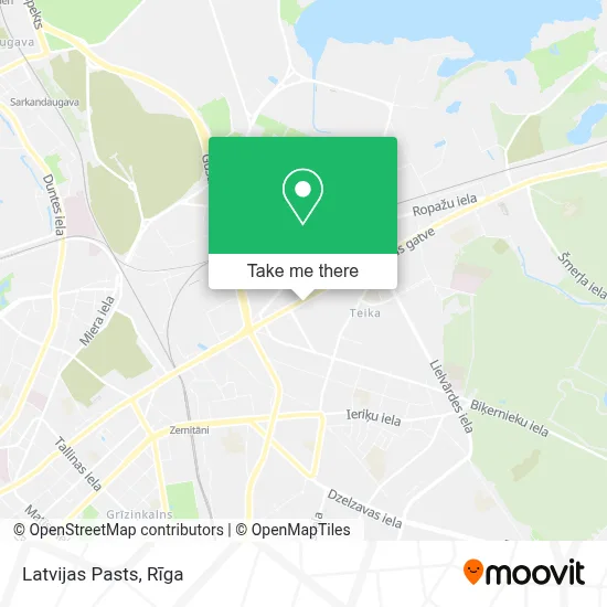 Latvijas Pasts map