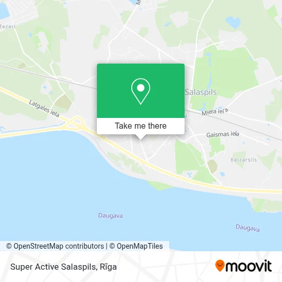 Super Active Salaspils map