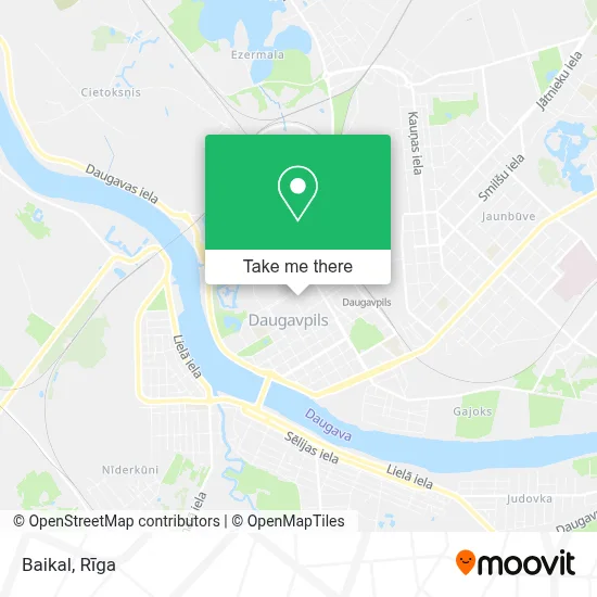 Bajkal map