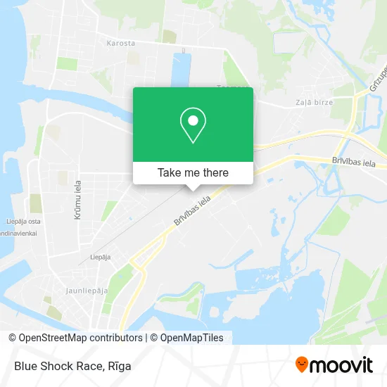 Blue Shock Race map