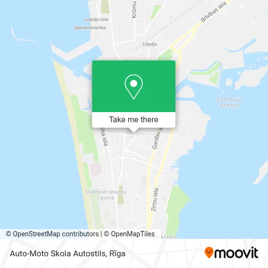 Auto-Moto Skola Autostils map