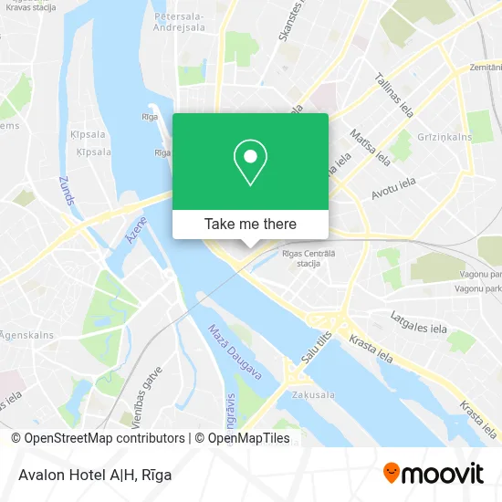 Avalon Hotel A|H map