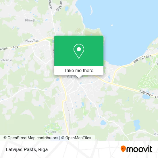 Latvijas Pasts map