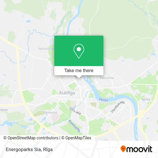 Energoparks Sia map