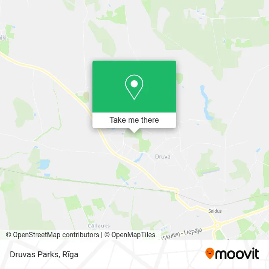 Druvas Parks map