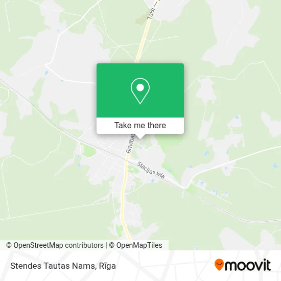 Stendes Tautas Nams map