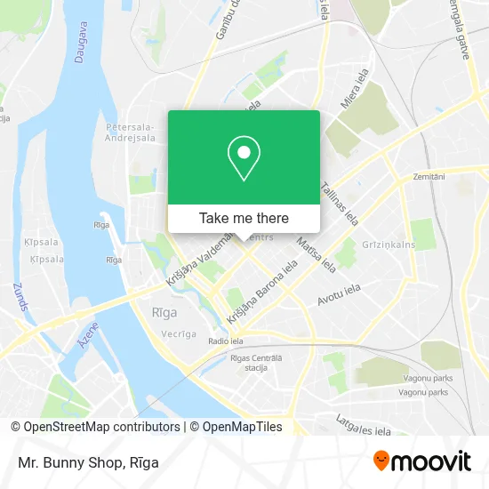 Mr. Bunny Shop map