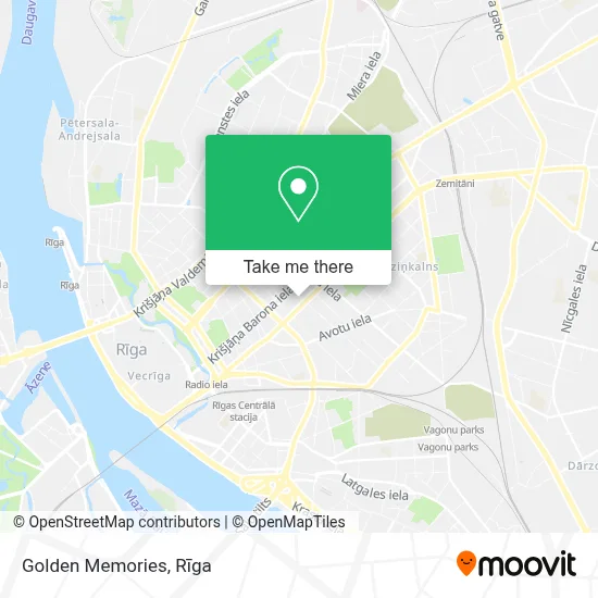 Golden Memories map