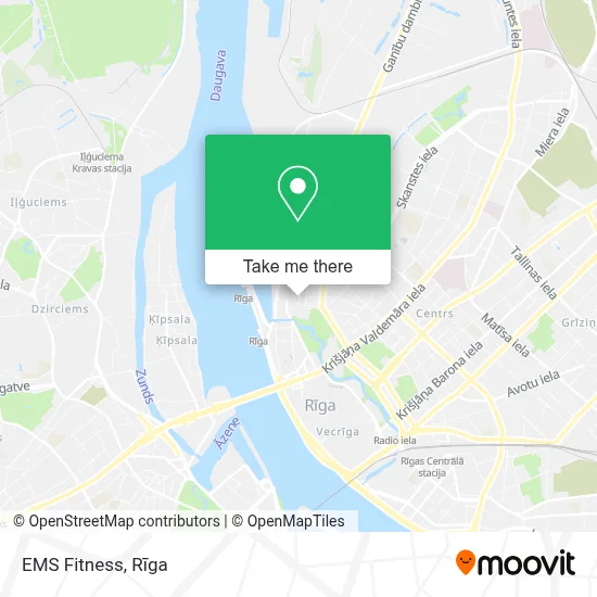 Ems Fitness map