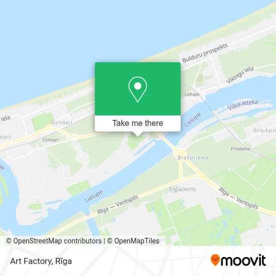 Art Factory map