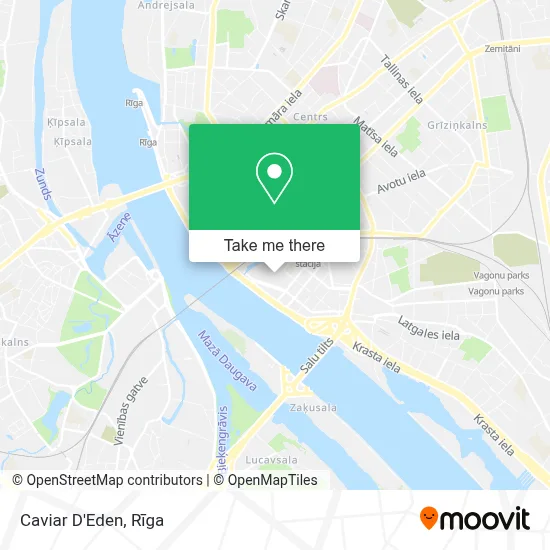 Caviar D'Eden map