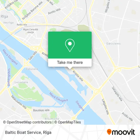 Baltic Boat Service map