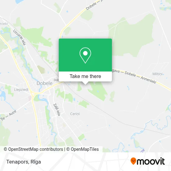 Tenapors map