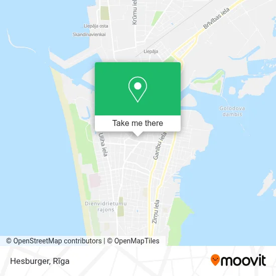 Hesburger map