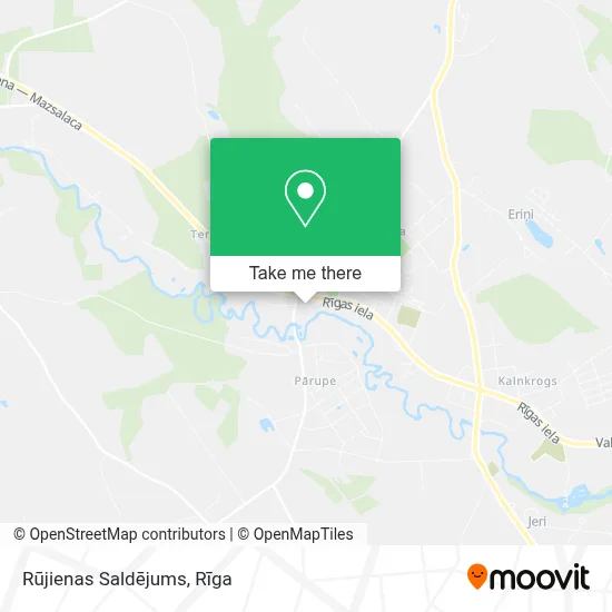 Rūjienas Saldējums map
