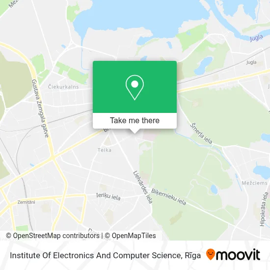Institute Of Electronics And Computer Science map