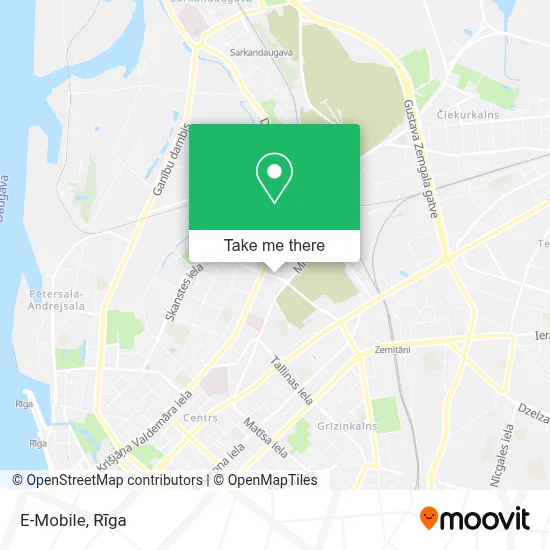E-Mobile map