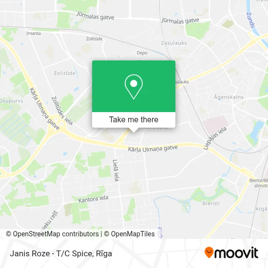 Janis Roze - T/C Spice map