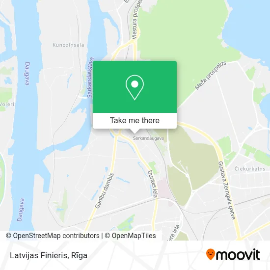Latvijas Finieris map