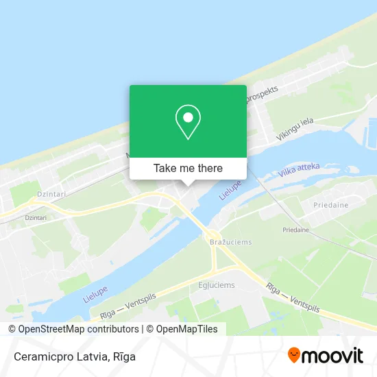 Ceramicpro Latvia map