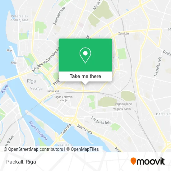 Packall map