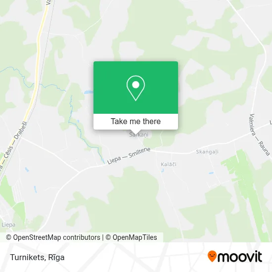 Turnikets map