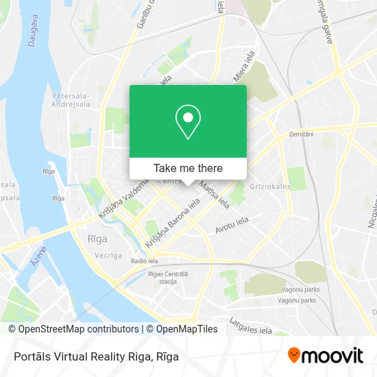 Portāls Virtual Reality Riga map