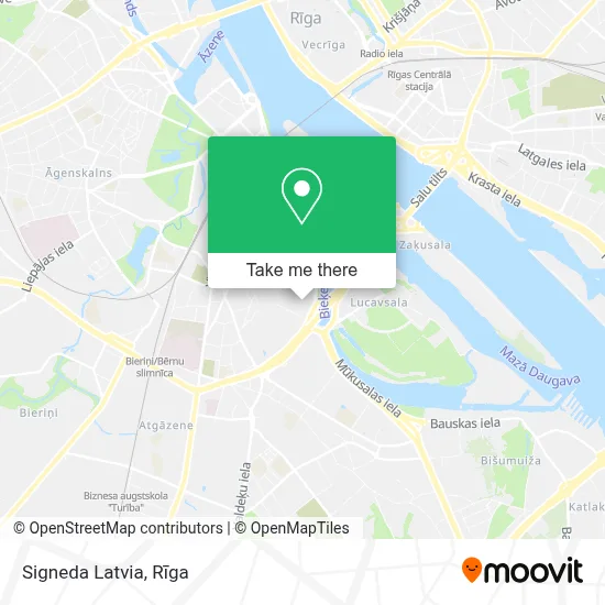 Signeda Latvia map