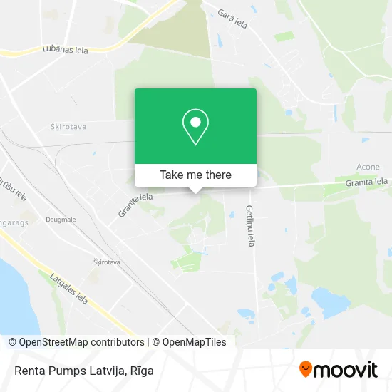 Renta Pumps Latvija map