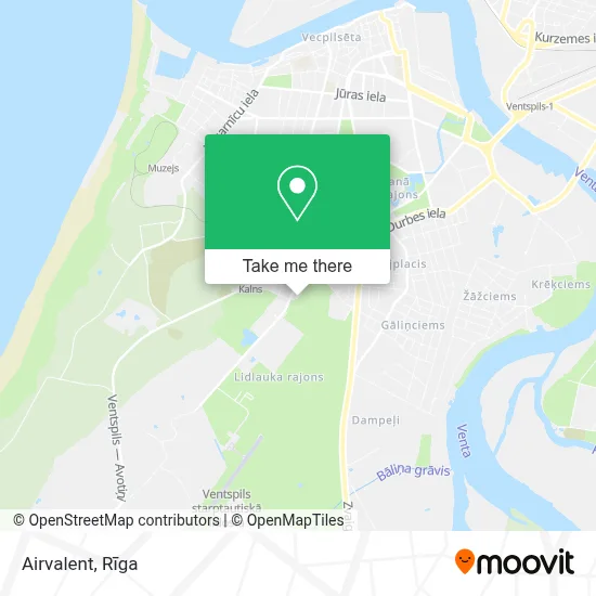 Airvalent map