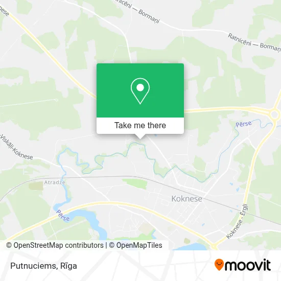 Putnuciems map