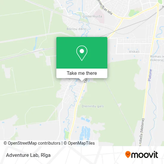 Adventure Lab map