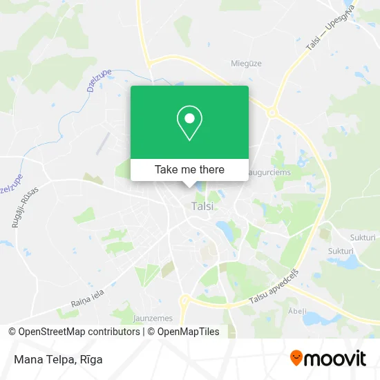 Mana Telpa map