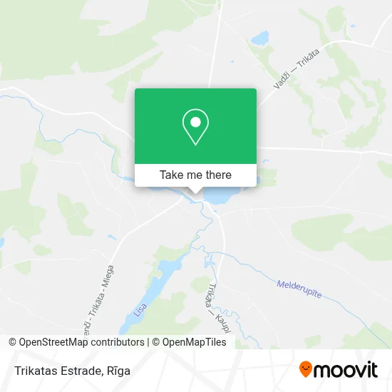 Trikatas Estrade map