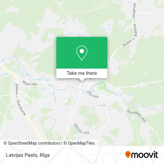 Latvijas Pasts map