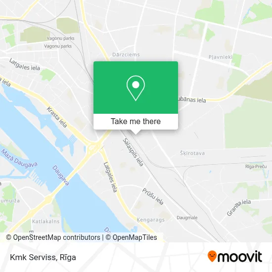 Kmk Serviss map
