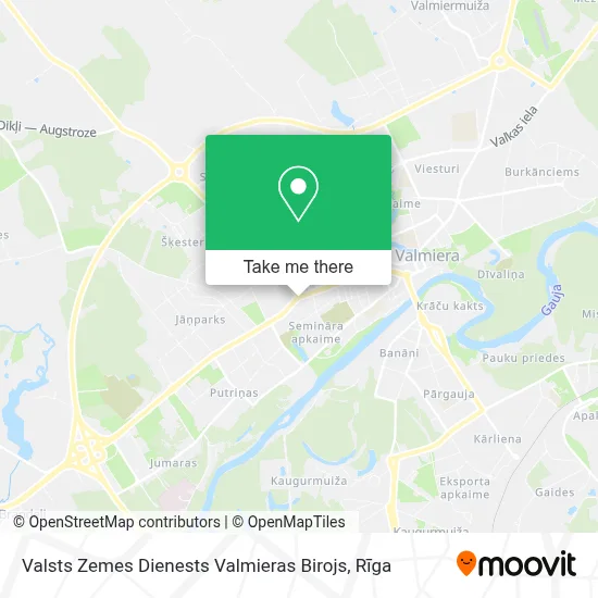 Valsts Zemes Dienests Valmieras Birojs map