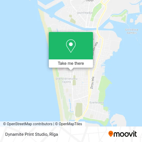 Dynamite Print Studio map