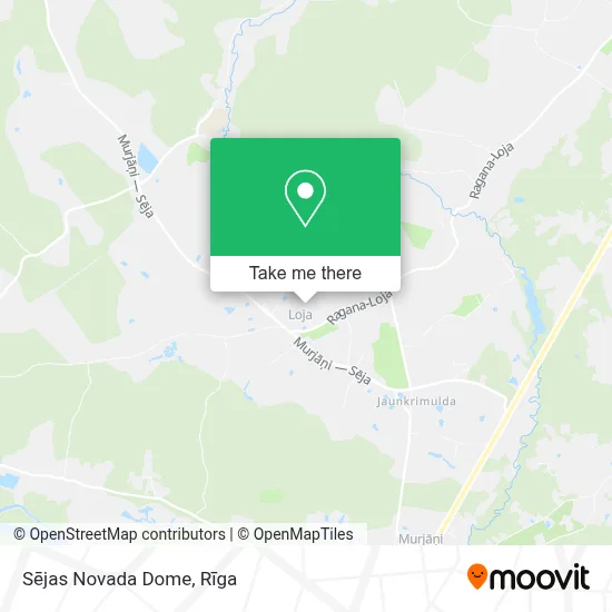 Sējas Novada Dome map