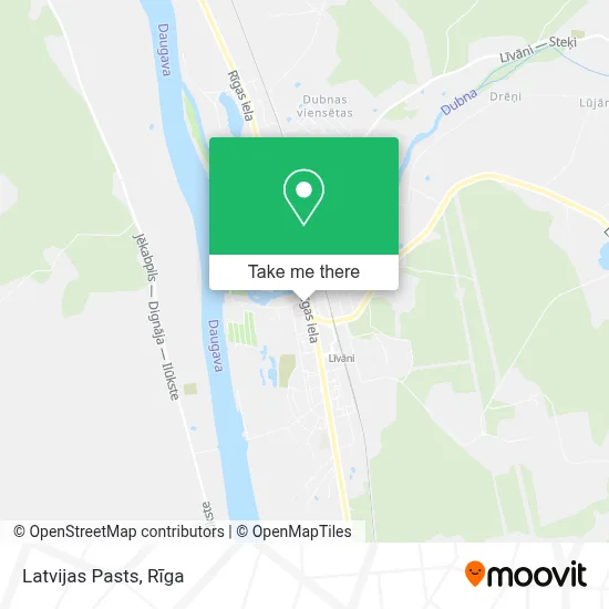 Latvijas Pasts map