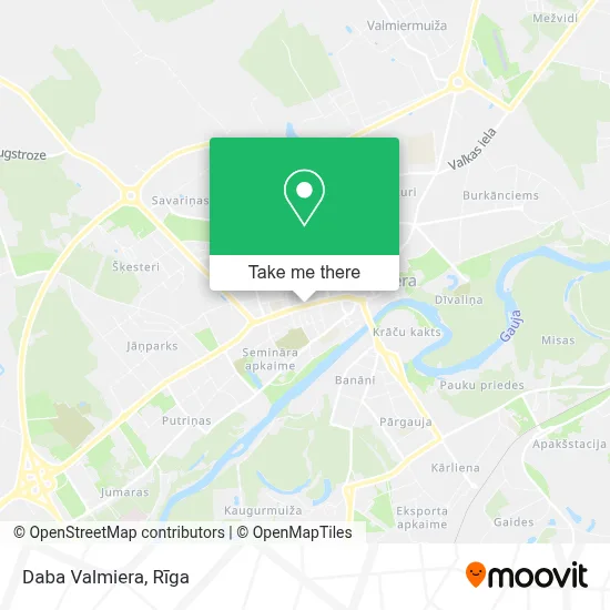 Daba Valmiera map