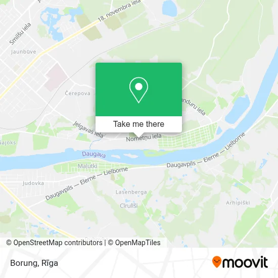 Borung map