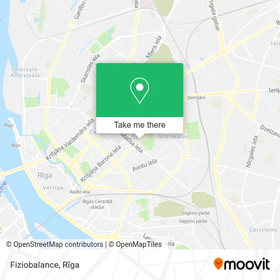 Fiziobalance map